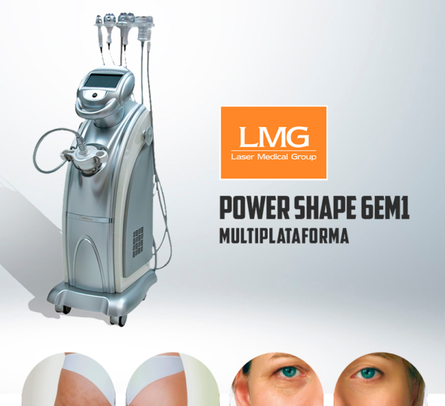 Alugar locar aluguel locação equipamento Multiplataforma Power Shape 6 em 1 LMG Lasers
